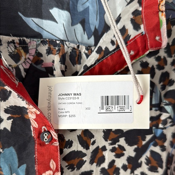Johnny Was Ontari Cordia Tunic Floral Print Women's Top - Picture 3 of 8